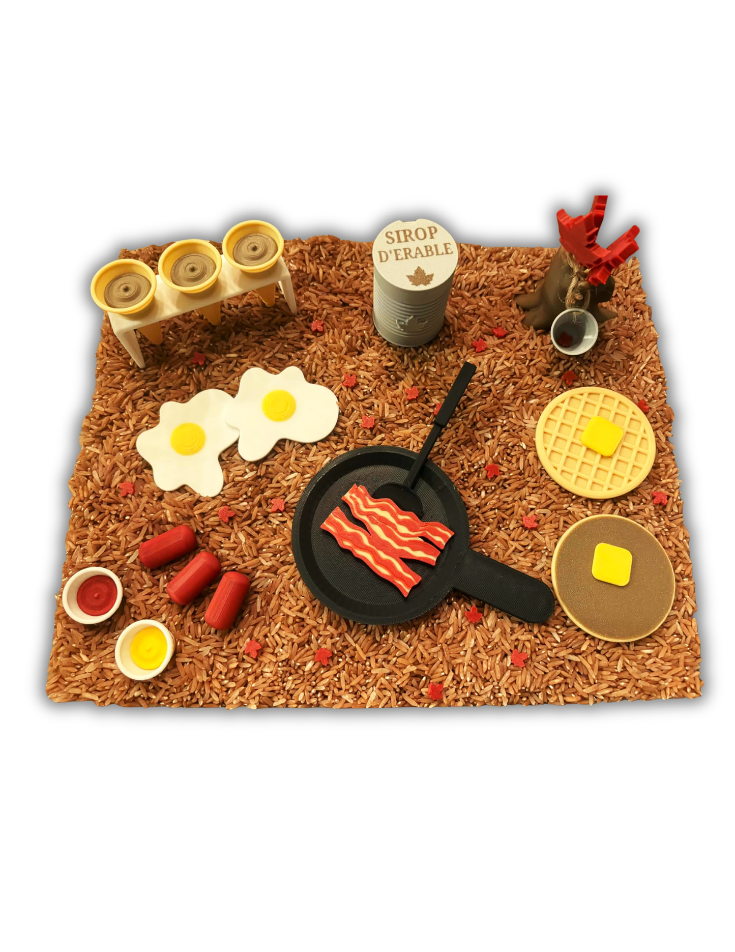 Bac sensoriel : Cabane à sucre