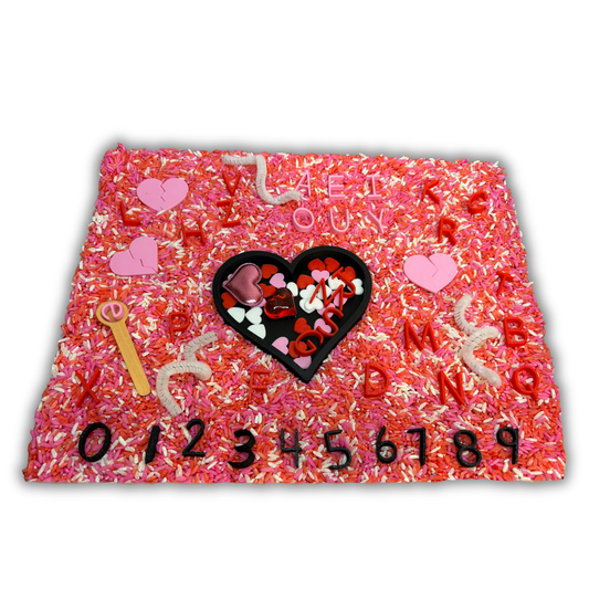 Bac sensoriel : St-Valentin