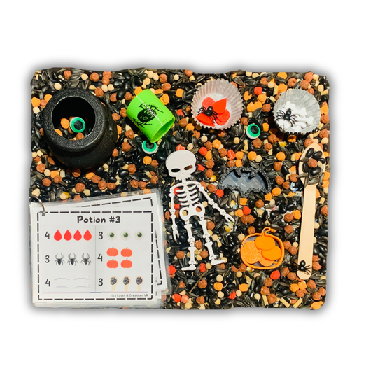 Bac sensoriel : Halloween