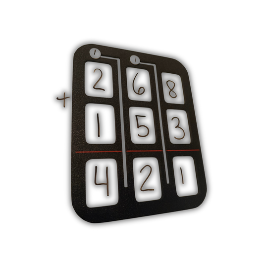 Gabarit pour équations avec retenue