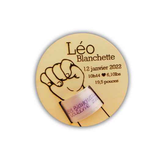 Rondelles pour bracelet d’hôpital