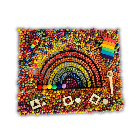 Bac sensoriel : L’arc-en-ciel