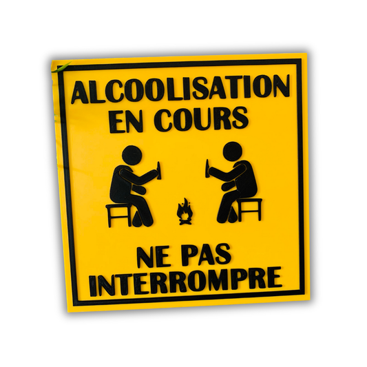 Pancarte carrée personnalisée