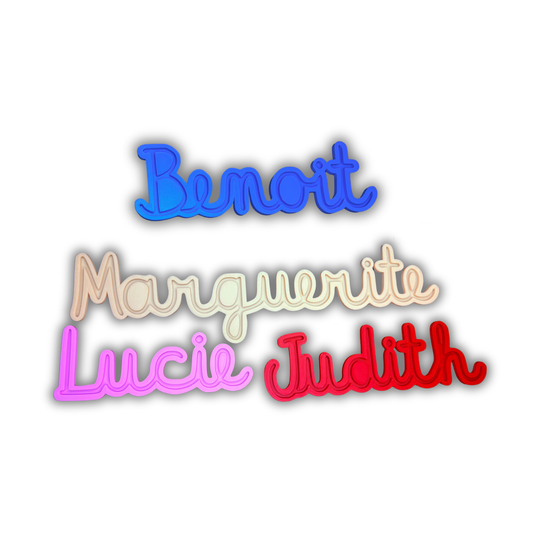 Prénom sensoriel - cursif