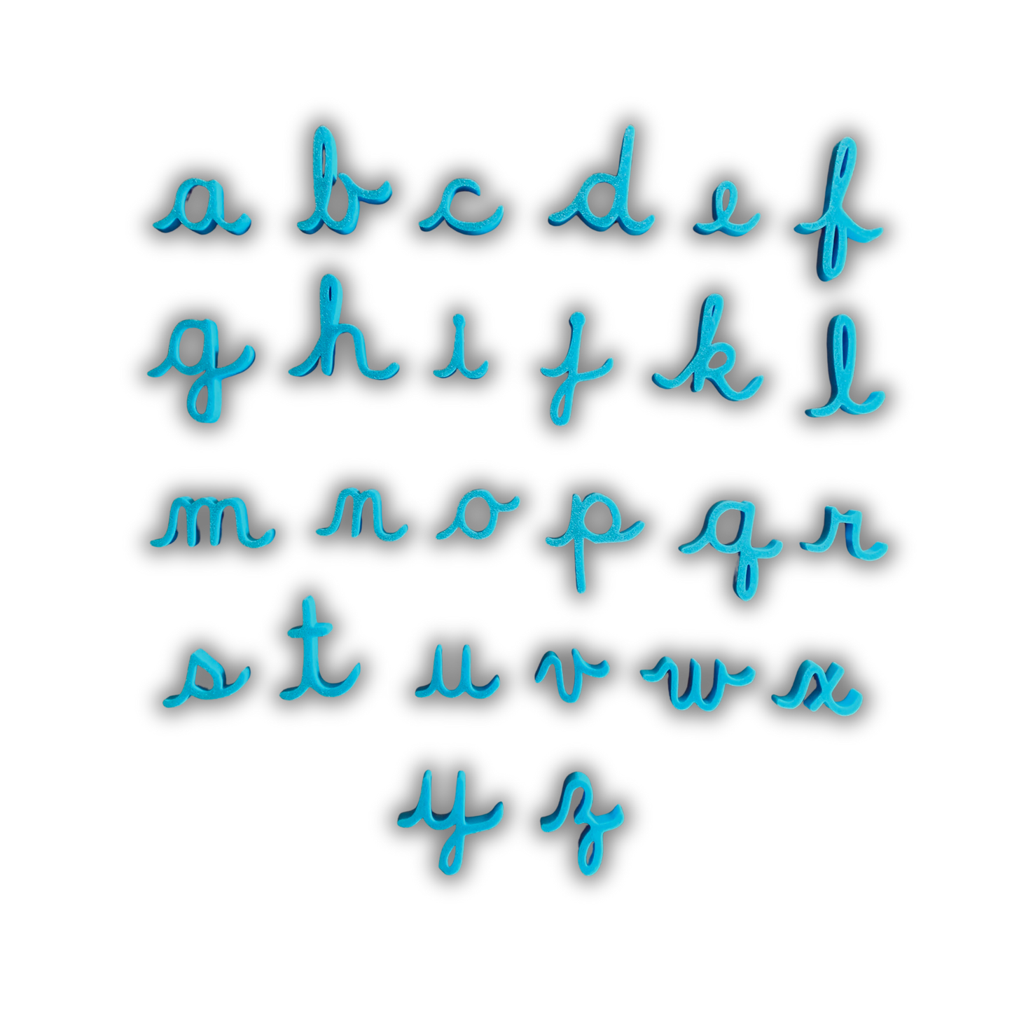 Grandes lettres de l’alphabet en 3D