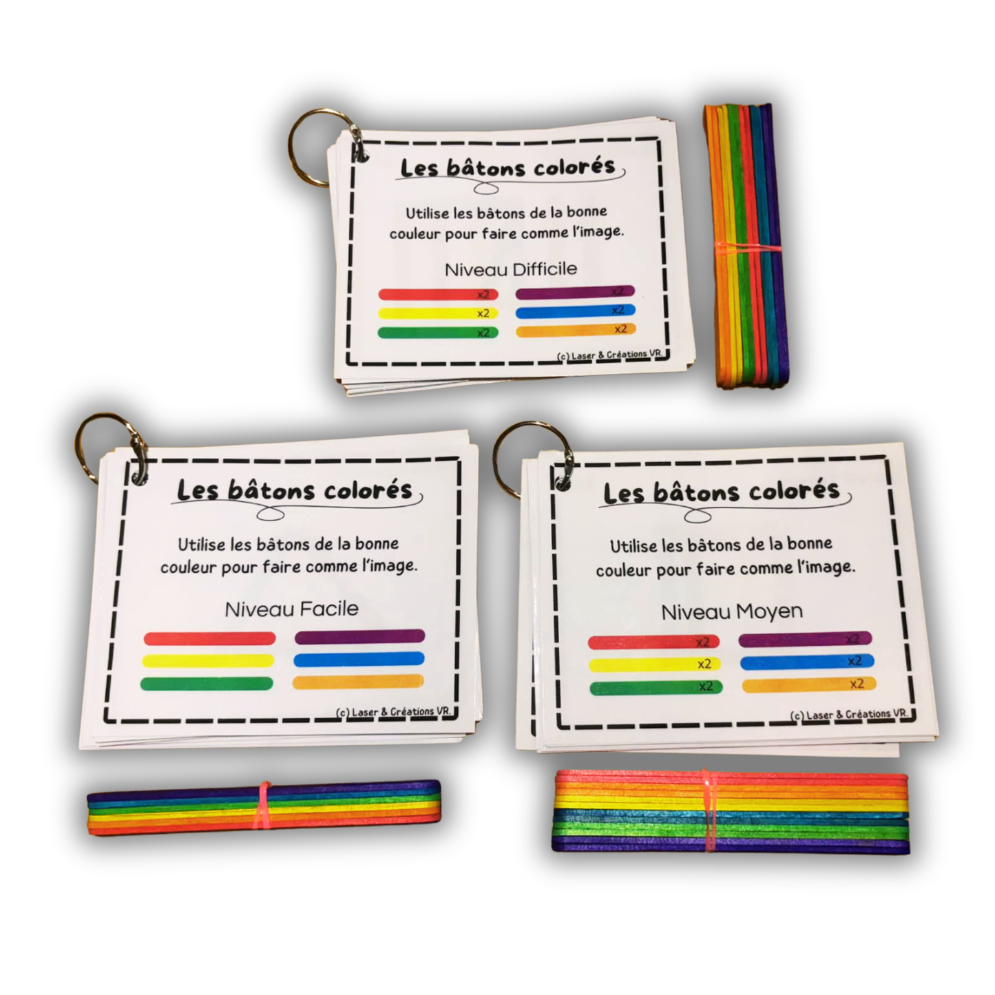 Activité : Les bâtons colorés
